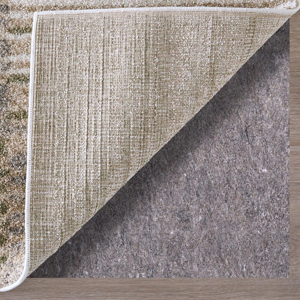 Feizy Richmond Gray and White 5&#39; x 7&#39;6&quot; Area Rug, , large