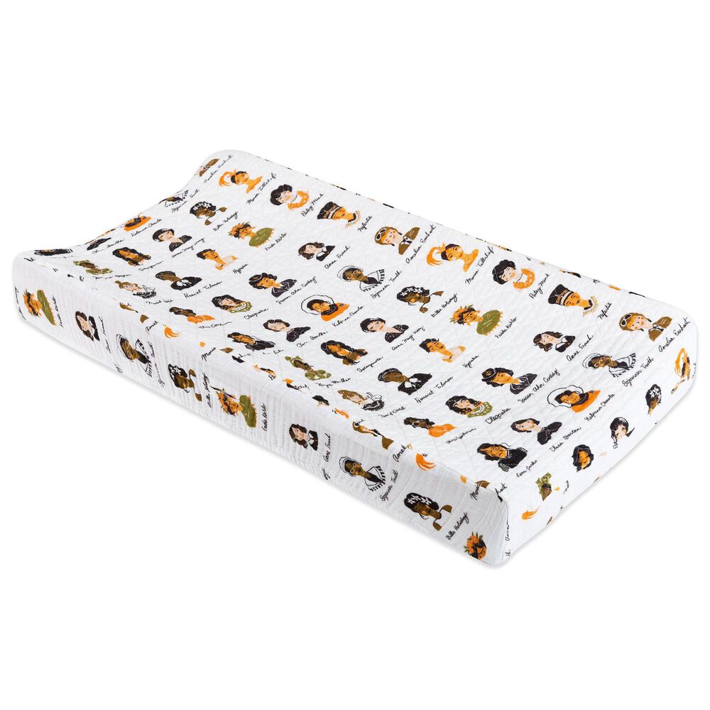Babyletto Women In History Changing Pad Cover in White, , large