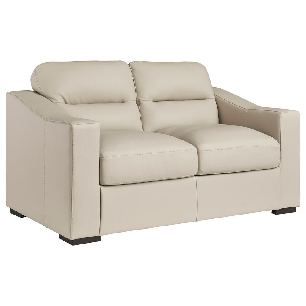 Ashley Treasure Trove Stationary Loveseat in Almond, , large
