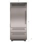 Sub-Zero 22.7 Cu. Ft. Built In Pro Refrigerator in Stainless Steel, , large