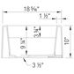 Blanco Ikon 1-3/4 Low Divide Apron Front Double Bowl Sink in Soft White, , large
