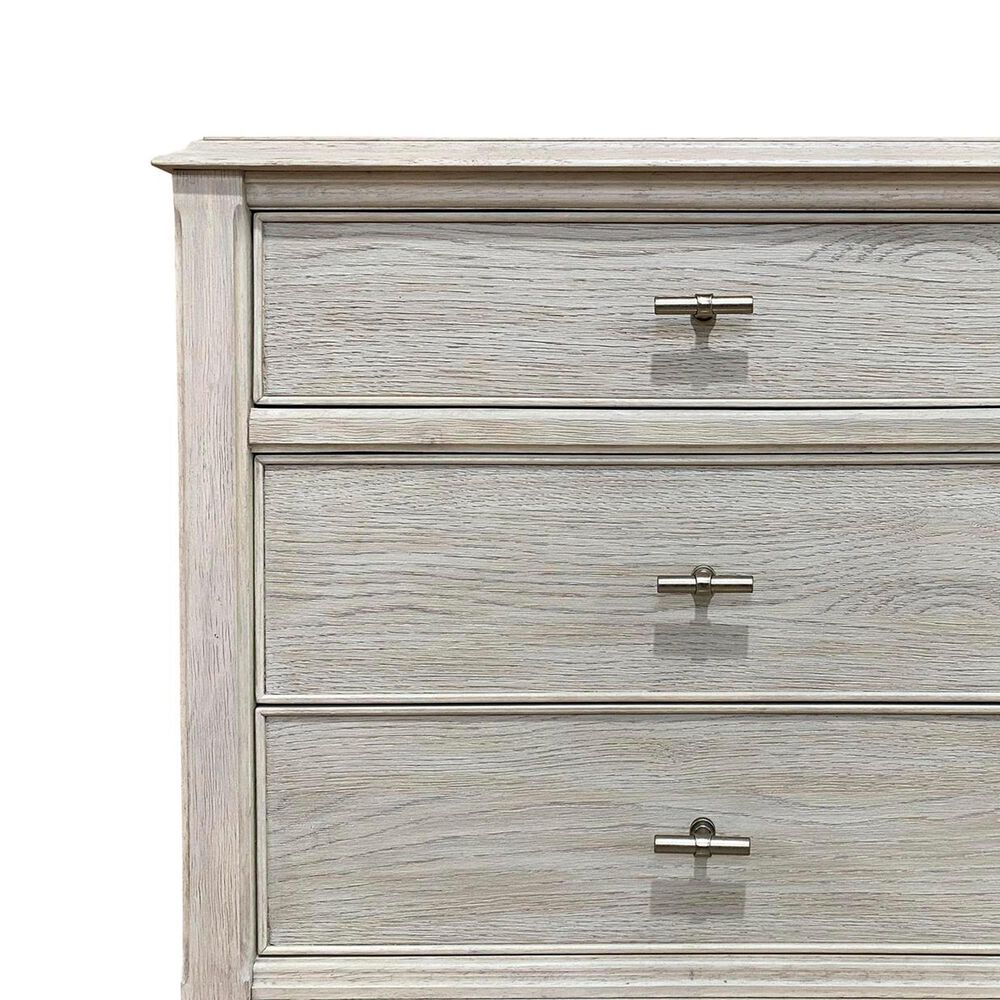 Riverside Furniture Carmella 3-Drawer Nightstand in Pebble Oak, , large