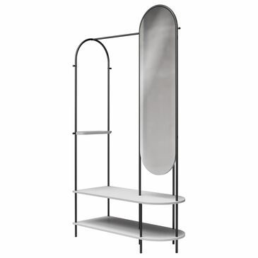 DHP Anastasia Valet in Dove Gray and Matte Black, , large