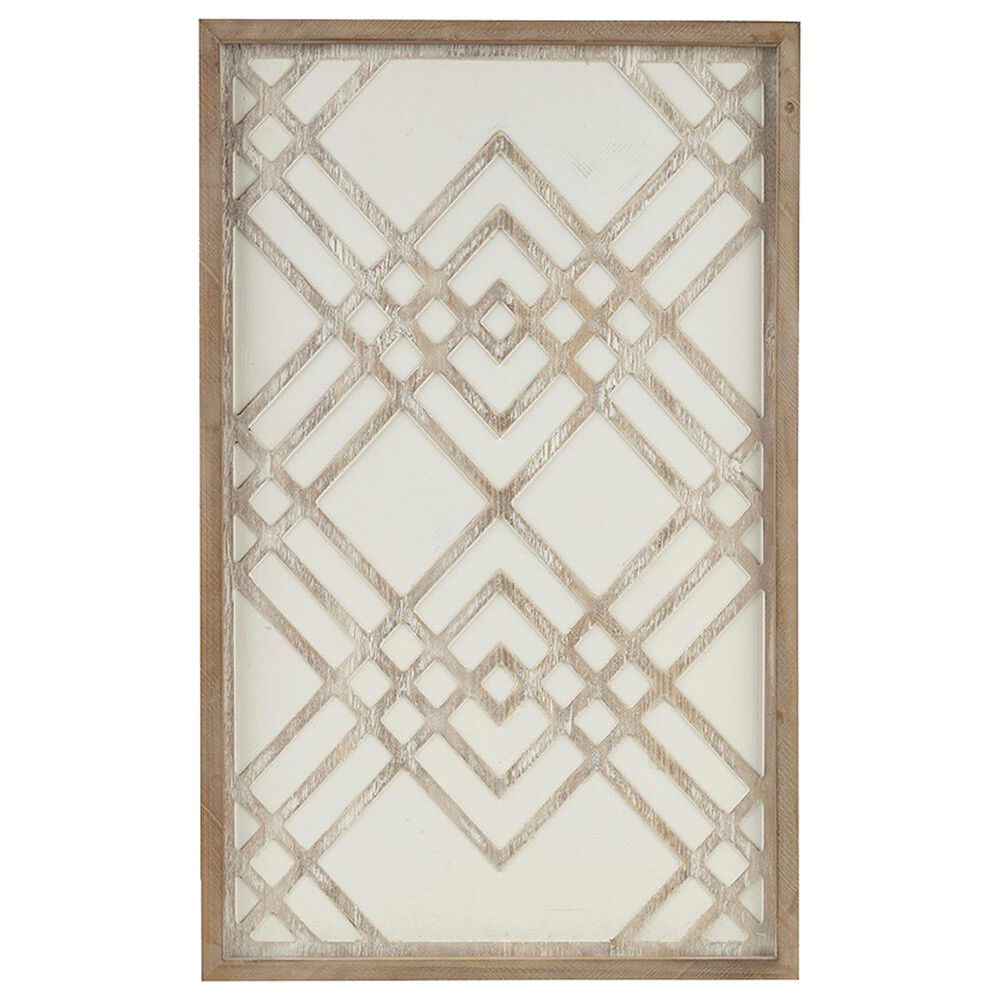 Hampton Park Exton Wall Panel in Natural and White, , large