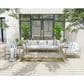 Nourison Aloha ALH40 2" x 6" Ivory and Green Indoor/Outdoor Runner, , large