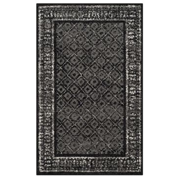 Safavieh Adirondack ADR110A-4 4" x 6" Black/Silver Area Rug, , large