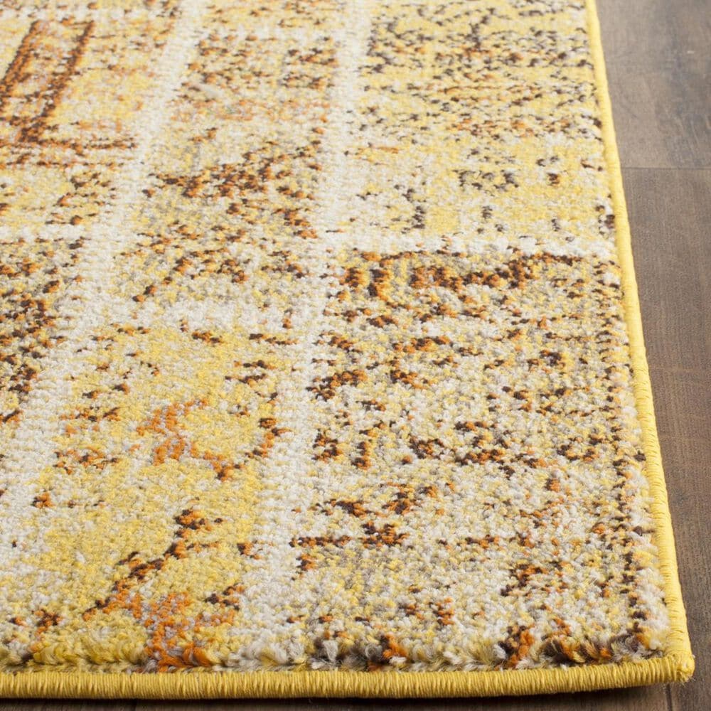 Safavieh Monaco MNC216K-28 2&#39;2&quot; x 8&#39; Yellow/Multi Runner, , large
