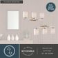 Vaxcel Robey 3-Light Bathroom Vanity in Polished Nickel, , large