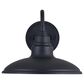 Vaxcel Tucson 10" 1-Light Outdoor Wall Sconce in Textured Black and Glossy White, , large