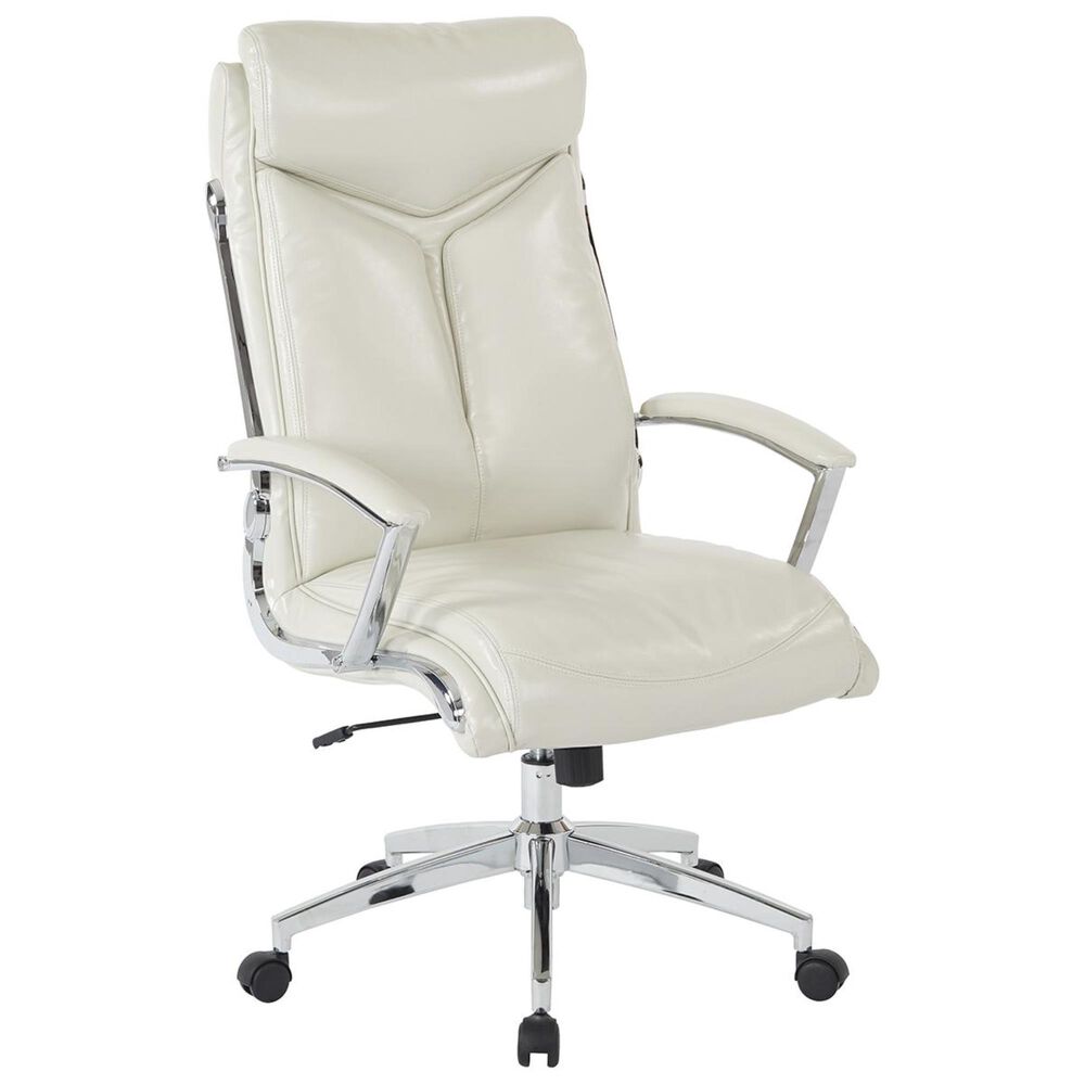 OSP Home FL Series High Back Executive Chair in Cream, , large