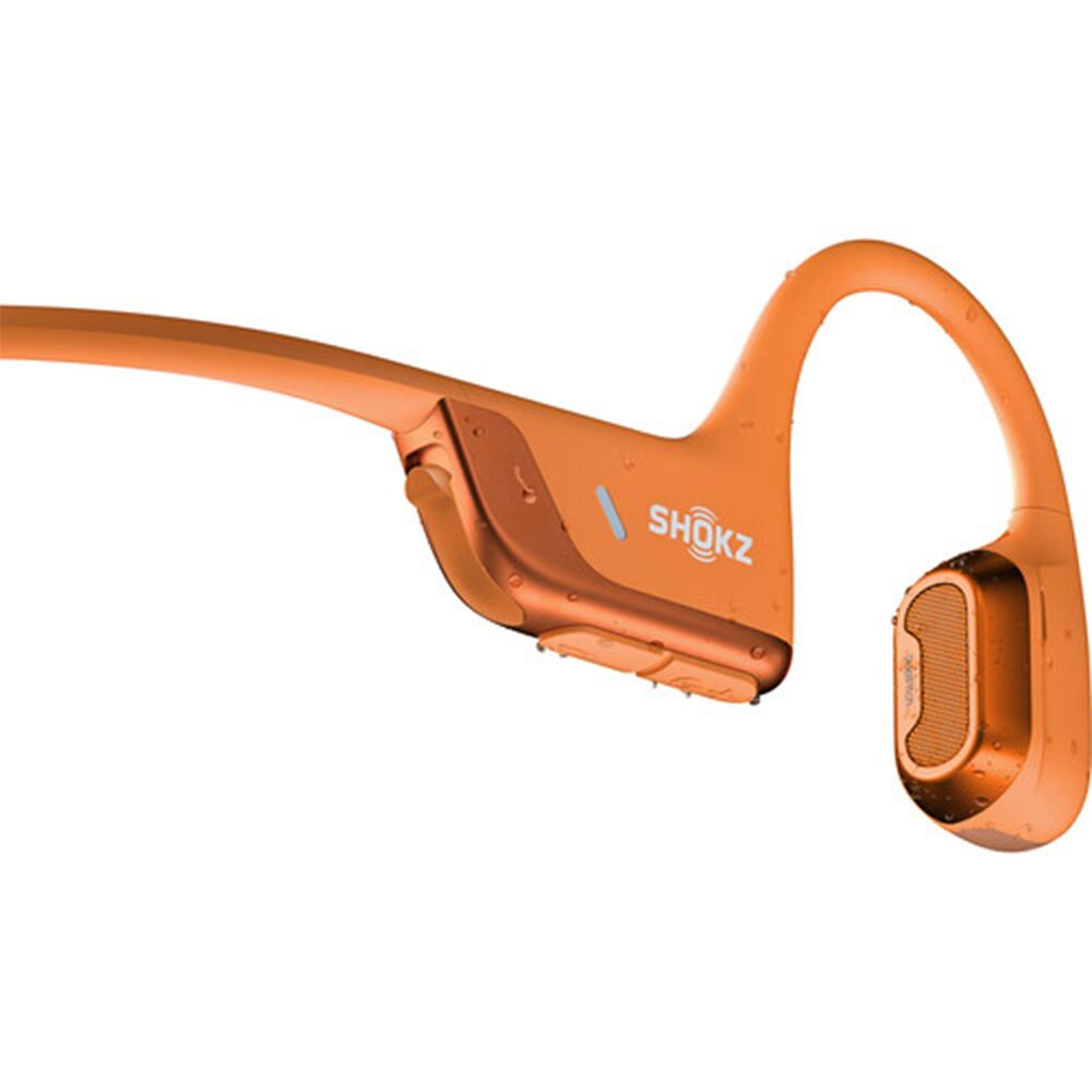 Shokz OpenRun Pro 2 Mini Wireless Open-Ear Bone Conduction Sports Headphones in Orange, , large
