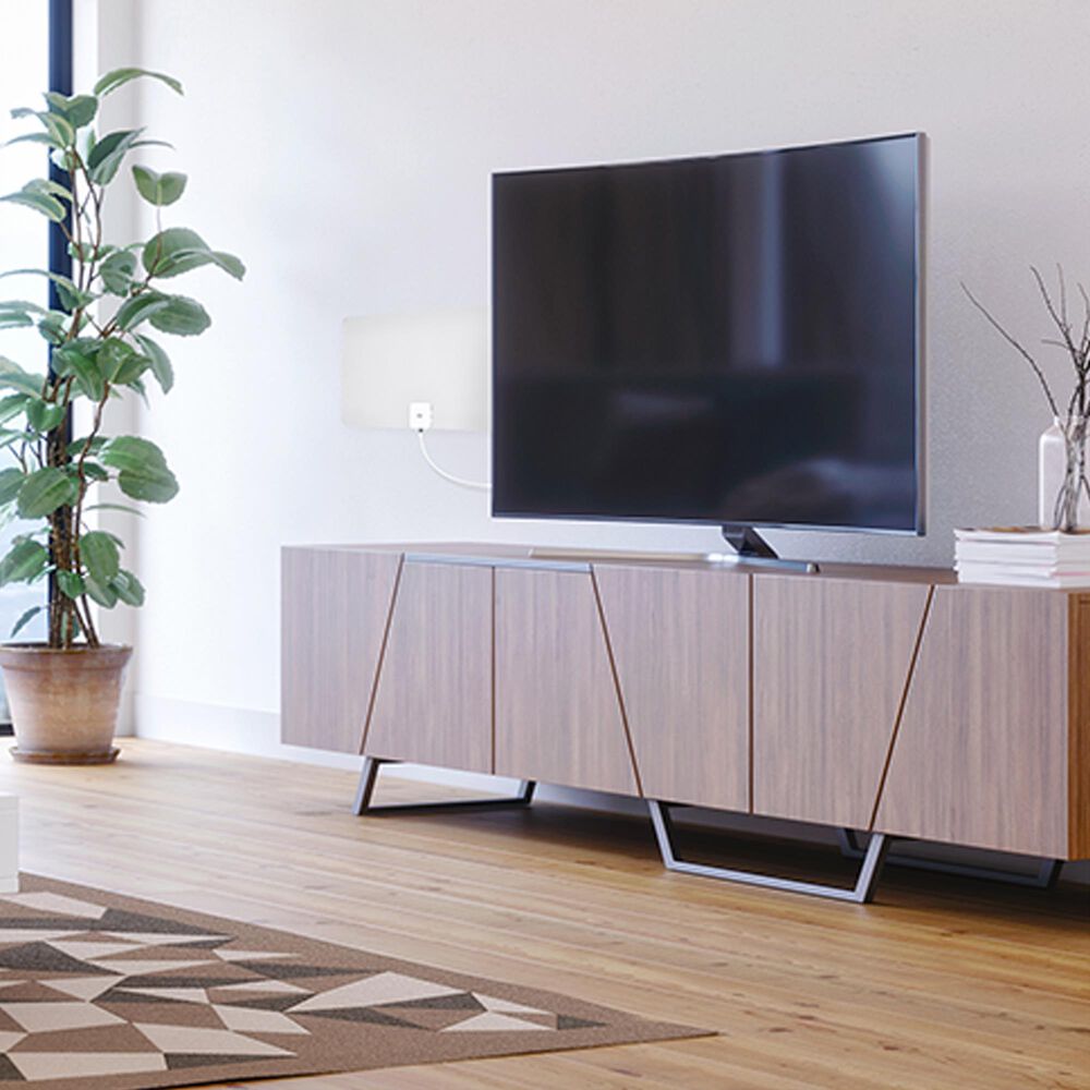 RCA Amplified Ultra-Thin XL HDTV Antenna Multi-Directional in Black, , large