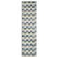 Safavieh Montauk Geometric 2"3" x 8" Gold and Multicolor Runner, , large