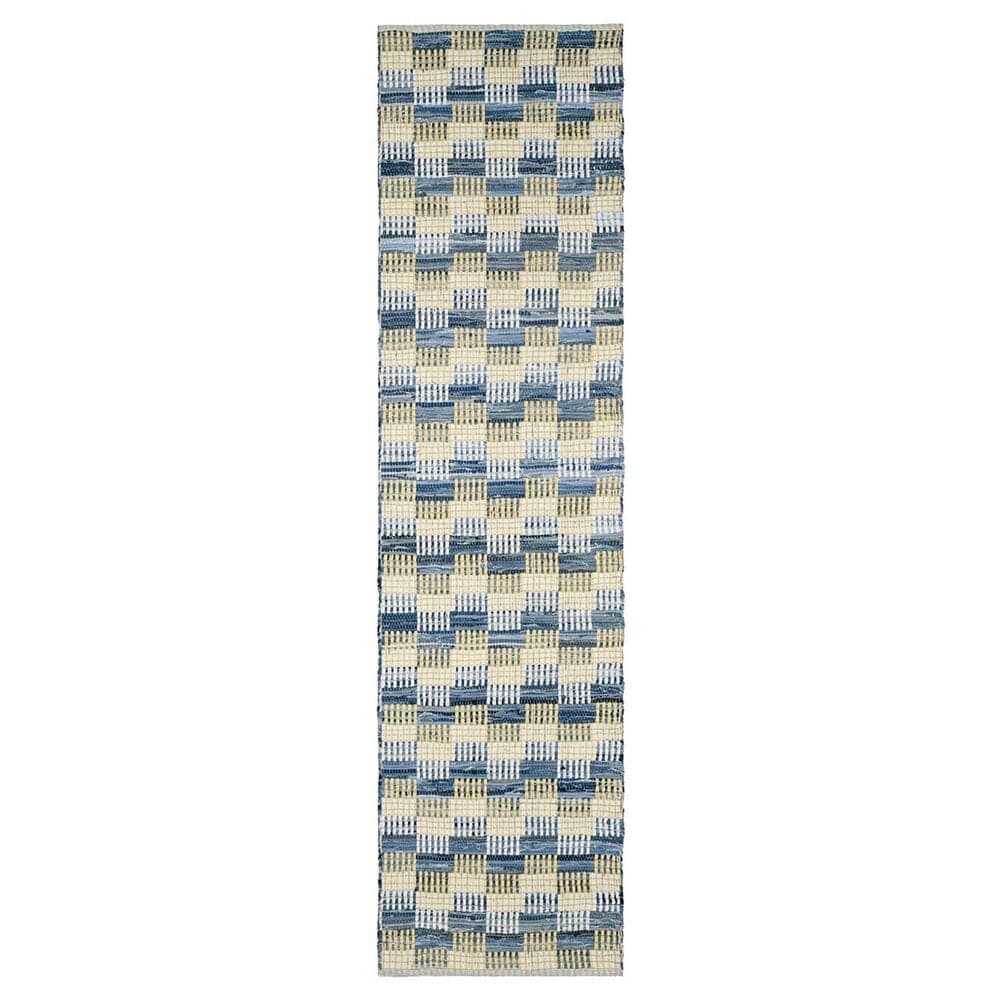 Safavieh Montauk Geometric 2"3" x 8" Gold and Multicolor Runner, , large