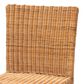 Baxton Studio Racquel Counter Stool in Natural and Walnut Brown, , large