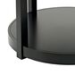 Waltham Urban Icon Round Cocktail Table in Polished Black, , large