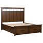 Ashley Taffenbrook 4-Piece King Storage Bedroom Set in Medium Brown and Black, , large