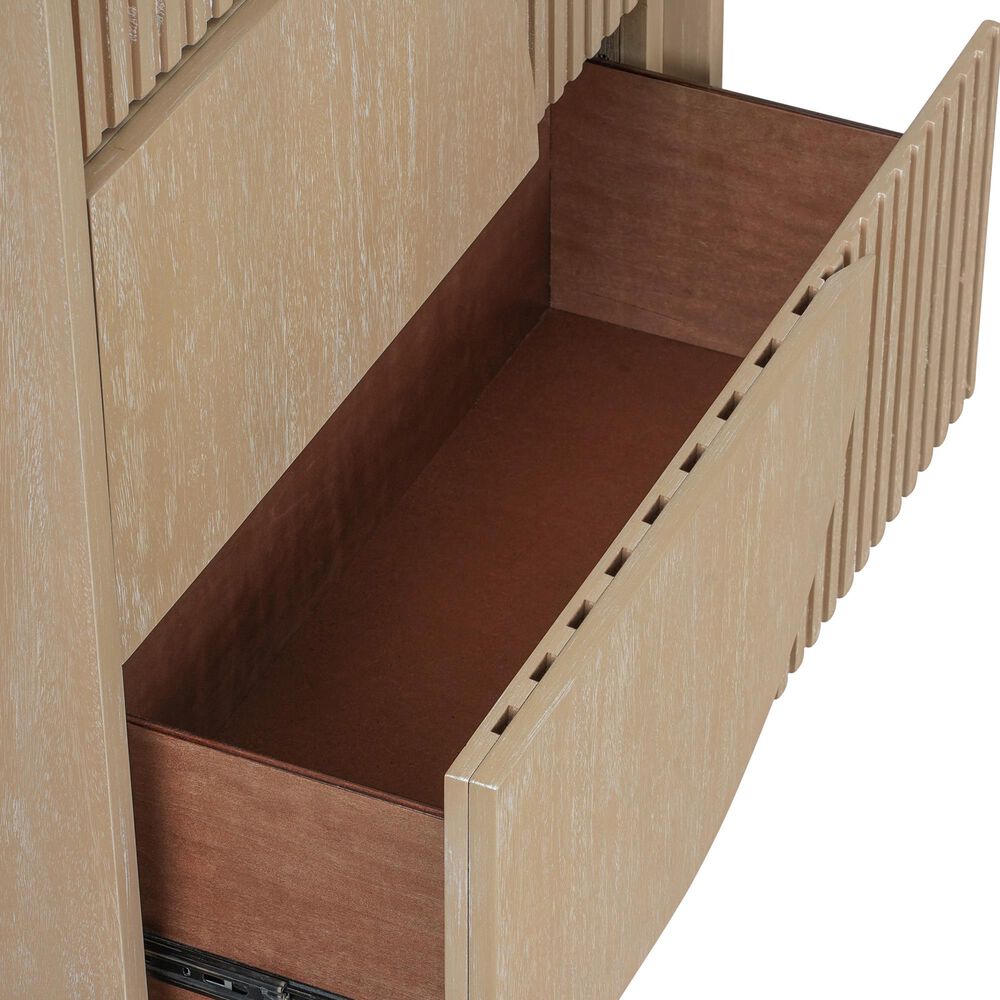 Furniture of America Tangentry 2-Drawer Nightstand in Natural, , large