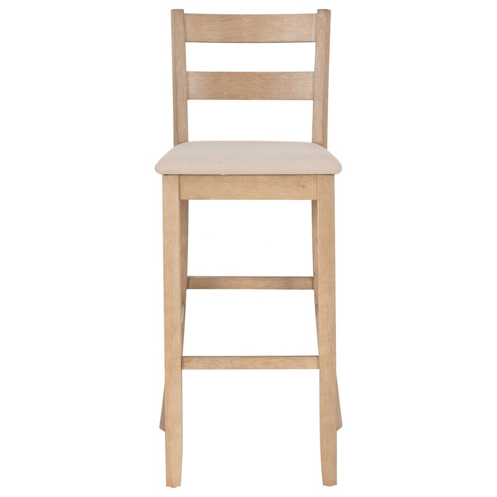 Linon Home Decor Torino Soho Bar Stool in Grey Wash, , large