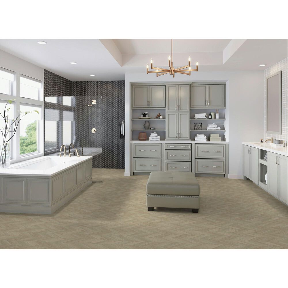 Fuzion Dynamix XL Chevron Grounded 12&quot; x 28 5/16&quot; Luxury Vinyl Plank, , large