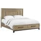 Emerald Home Furnishings Sutton Place Queen Storage Bed in Caramel and Cocoa, , large