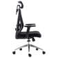 Rta Products Llc Truly Ergonomic Mesh Office Chair with Headrest and Lumbar Support in Black, , large