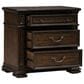 Belle Furnishings Provence Park 4-Piece Queen Upholstered Shelter Bedroom Set in Chateau Brown, , large