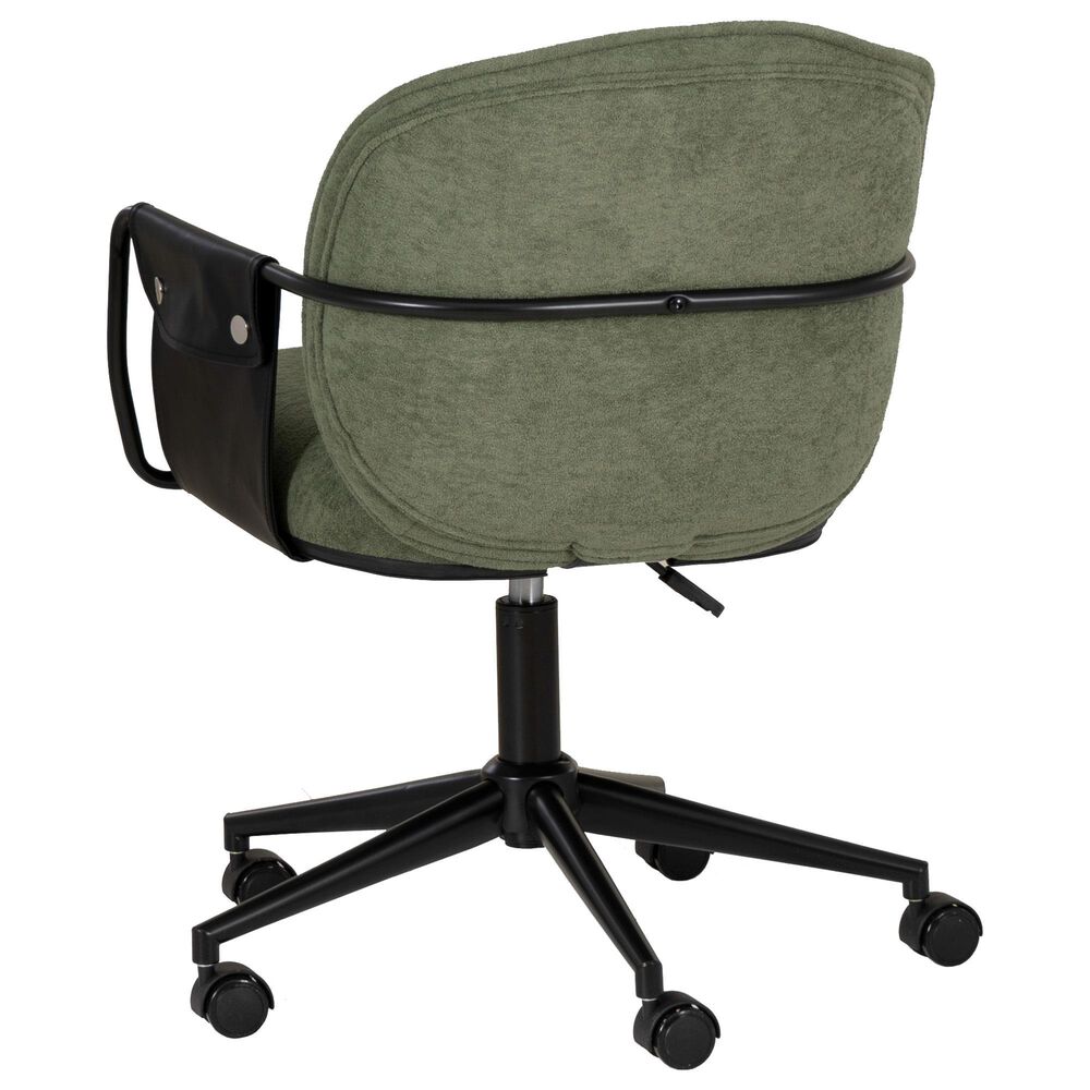 Linon Home Decor Karri Office Chair in Olive Green, , large