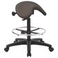OSP Home Backless Drafting Chair with Foot Ring in Dillon Graphite, , large