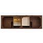 James Martin Vanities Amberly 72" Double Bathroom Vanity in Mid-Century Walnut with Single Hole 3 cm White Zeus Quartz Top and Rectangular Sinks, , large