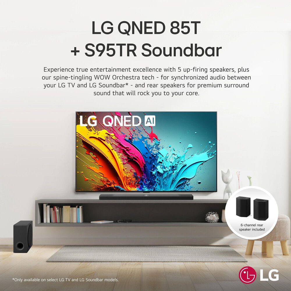 LG 65&quot; Class QNED85T Series 4K LED in Black - Smart TV, , large