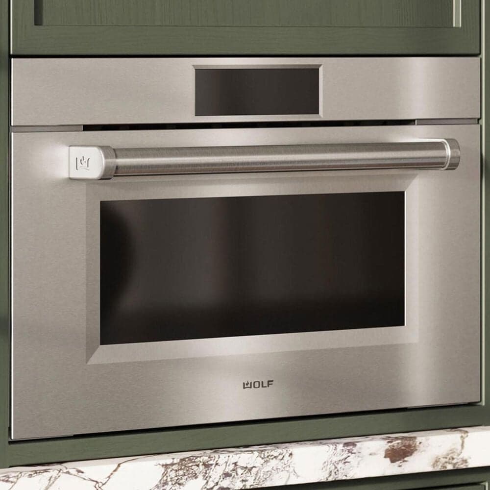Wolf Appliances 1.6 Cu. Ft. M Series Professional Drop-Down Door Microwave Oven in Stainless Steel, , large