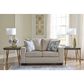 Ashley Deltona Stationary Sofa and Loveseat Set in Parchment, , large
