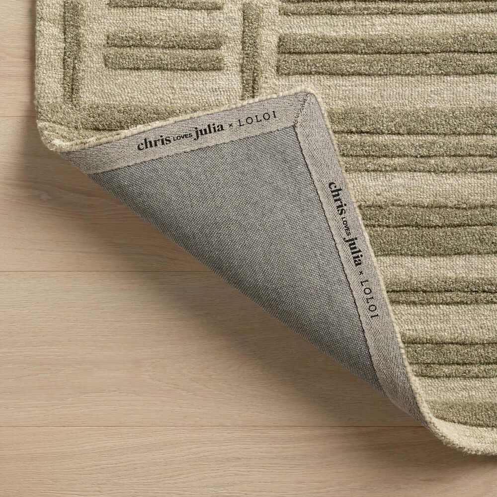 Chris Loves Julia x Loloi Bradley 8&#39;6&quot; x 11&#39;6&quot; Sage and Olive Area Rug, , large