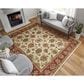 Feizy Rugs Wagner Ivory and Red 5" x 8" Area Rug, , large