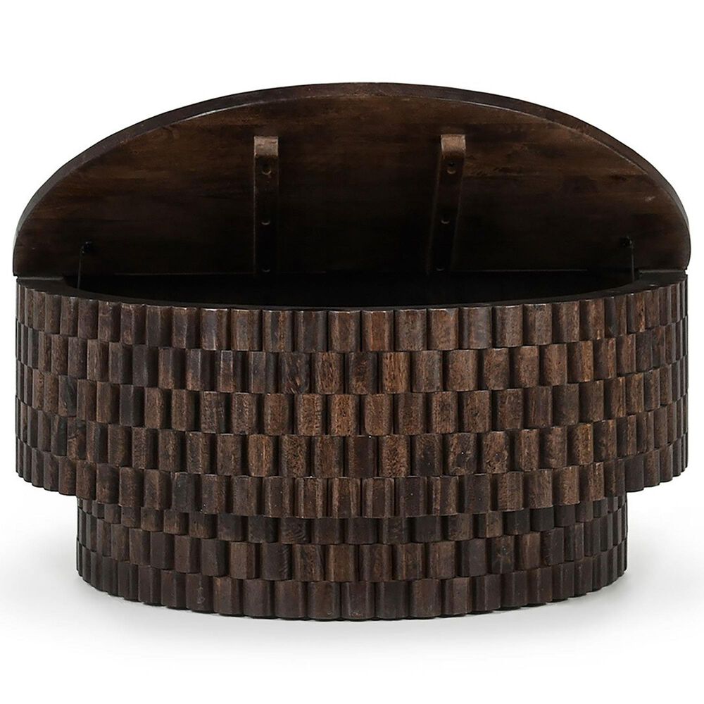 Classic Home Norwood Coffee Table in Brown, , large