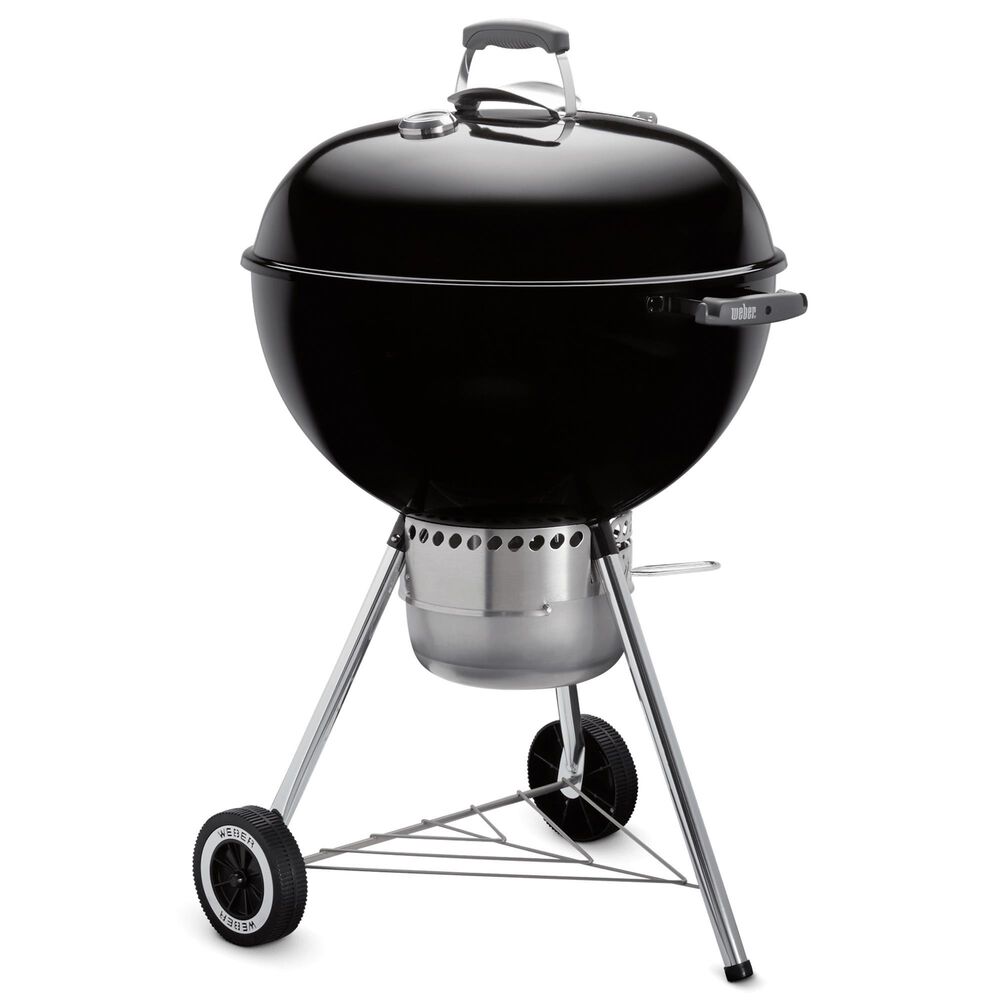 Weber Original Kettle 22&quot; Premium Charcoal Grill in Black, , large