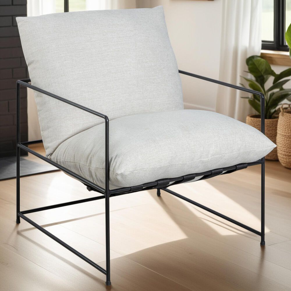 Blue River Rogan Accent Chair in Soft Oat, , large