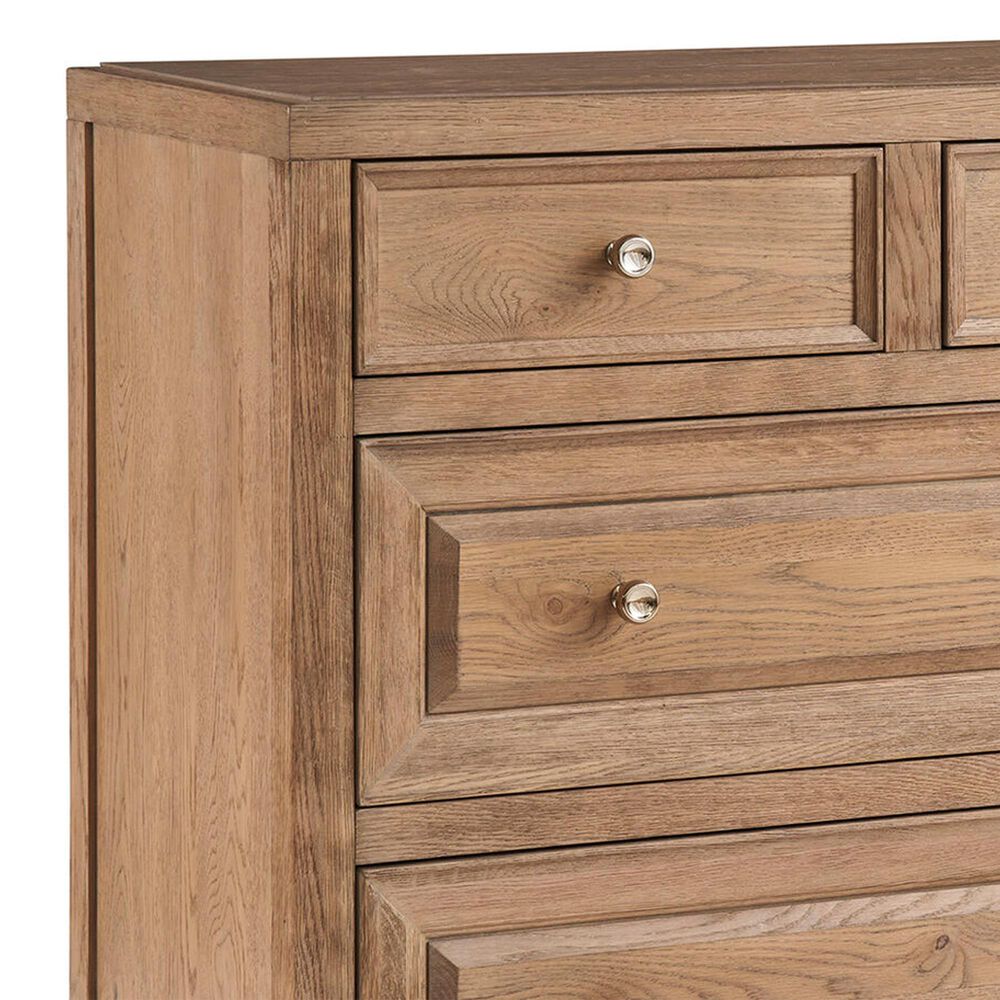 Universal Furniture Weekender 5-Piece Queen Canopy Bedroom Set in Natural and Sand Dune, , large