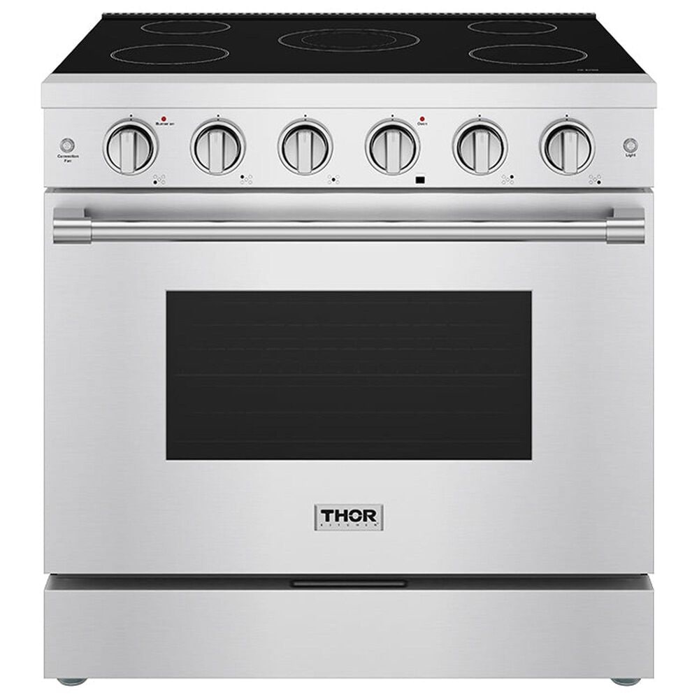 Thor Kitchen S Series 36" Professional Electric Range in Stainless Steel, , large
