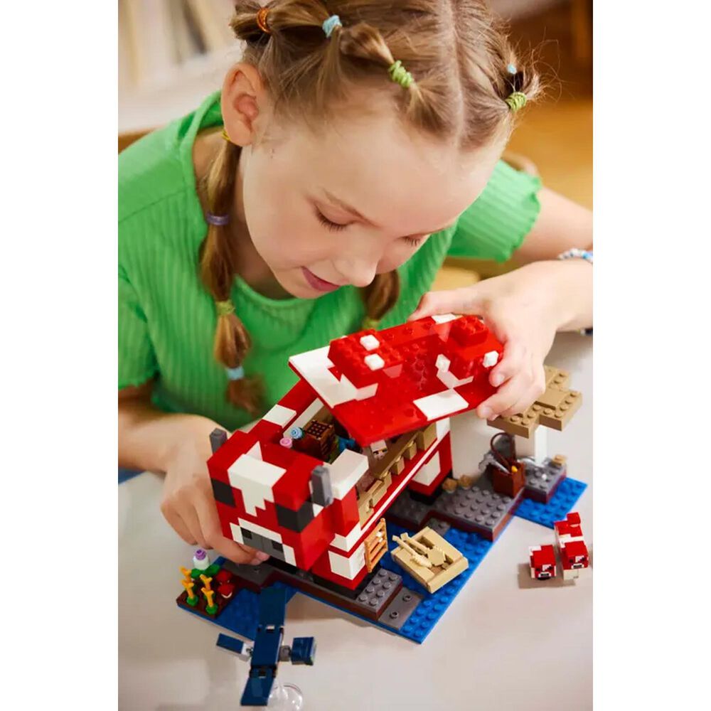 LEGO Minecraft The Mooshroom House, , large