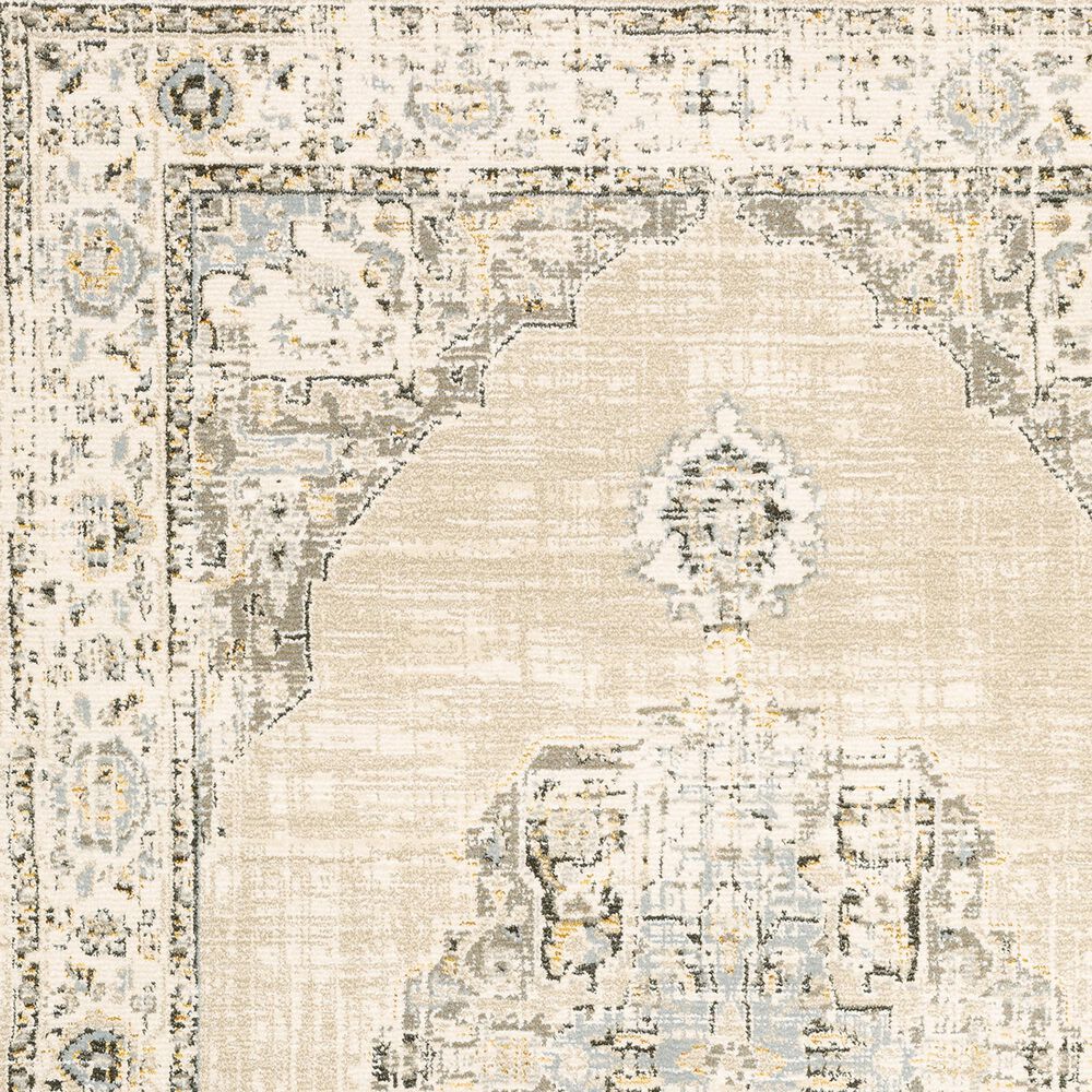 Oriental Weavers Andorra Medallion 7&#39;10&quot; Round Beige Area Rug, , large