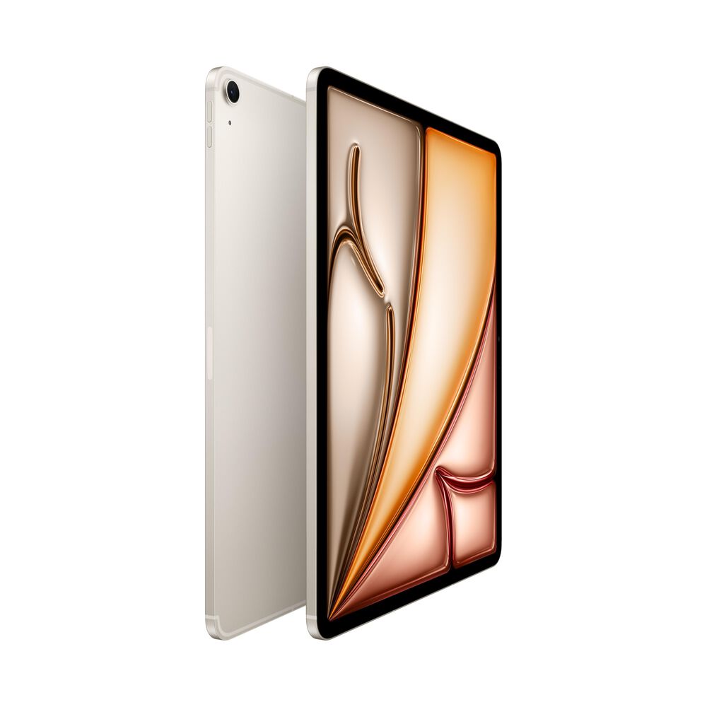 Apple 13-Inch iPad Air M3 Chip Wi-Fi + Cellular 1TB in Starlight &#40;Latest Model&#41;, , large