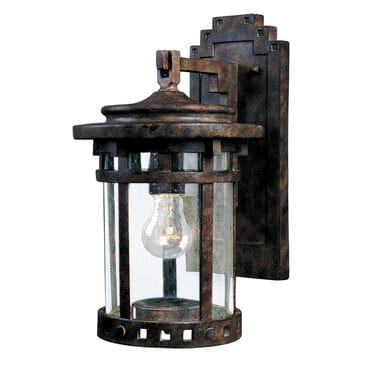 Maxim Lighting Santa Barbara Cast 1 Light Outdoor Wall Lantern in Sienna, , large