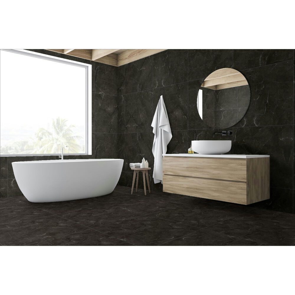 Emser Savino Nuit 32" x 32" Matte Porcelain Tile, , large