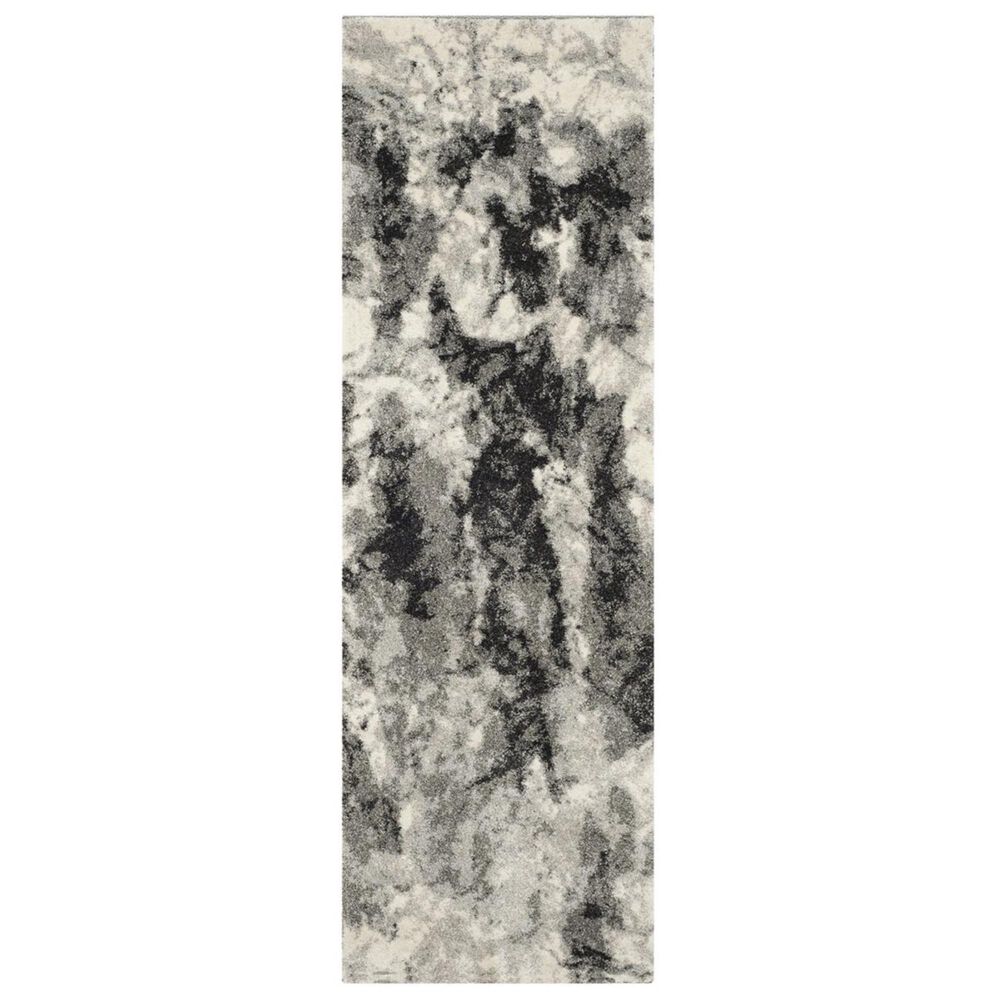 Safavieh Retro RET2141-1180 2"3" x 7" Cream and Grey Runner, , large