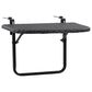 CorLiving Parksville Patio Balcony Table in Black, , large