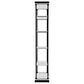 Furniture of America Kidd 33" Bookcase in Antique White/Black, , large