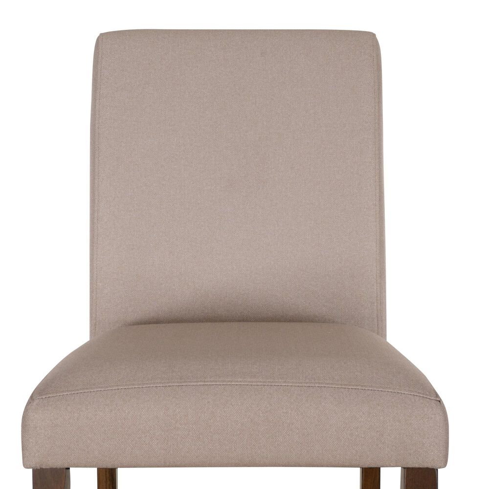 Linon Home Decor Spiva Counter Stool with Tan Cushion in Brown (Set of 2), , large