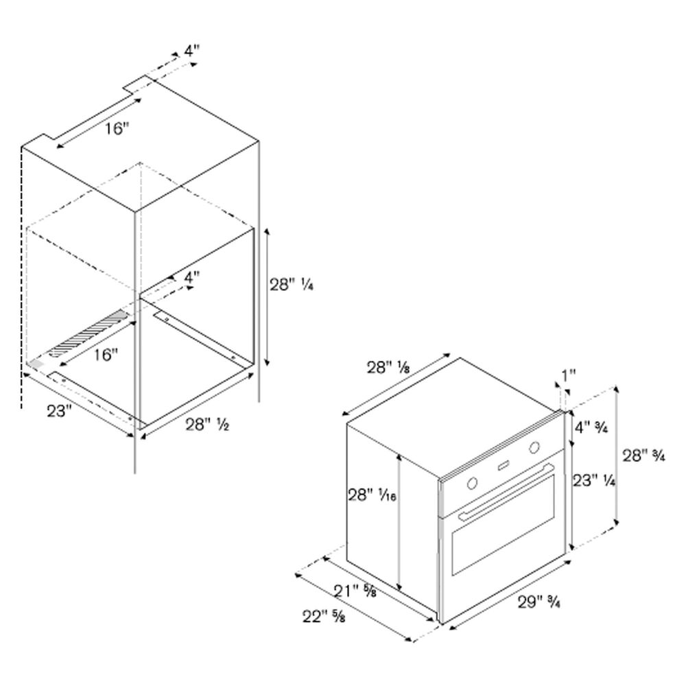 Bertazzoni 30" Professional Single Convection Oven with Assistant in